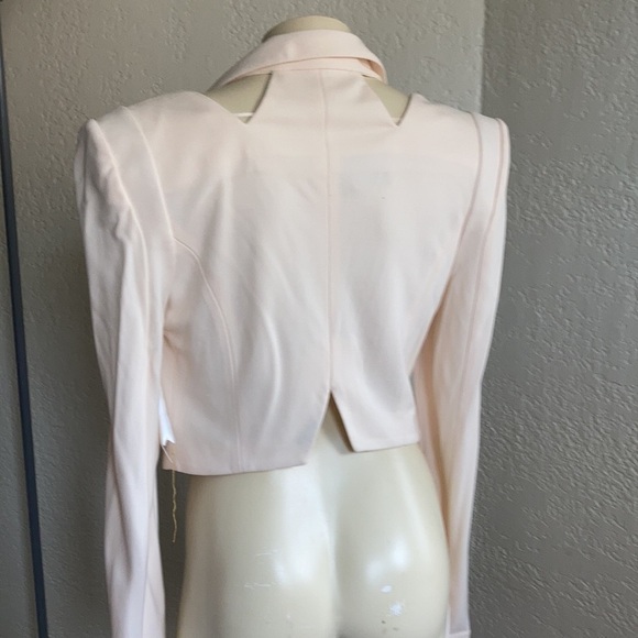 𝅺LEIFSDOTTIR ivory cropped blazer SZ 2 NWT $398 - Picture 6 of 12